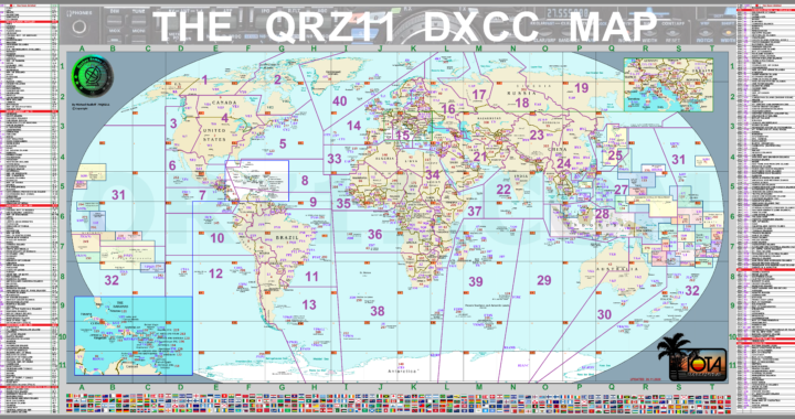 DX Map Karte